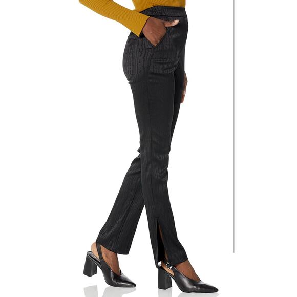 Trina Turk Women's Side Slit Solaris Pants in black. Size 10. NWOT - Picture 1 of 9